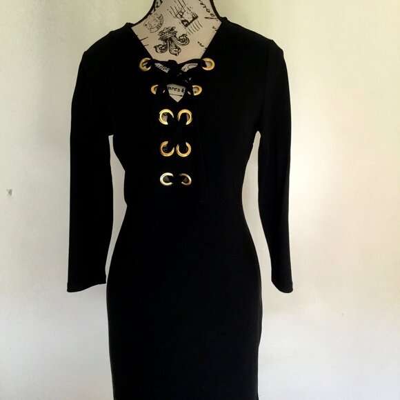 EUC Boston Proper Black Beyond Travel Dress. XS. - Picture 1 of 6